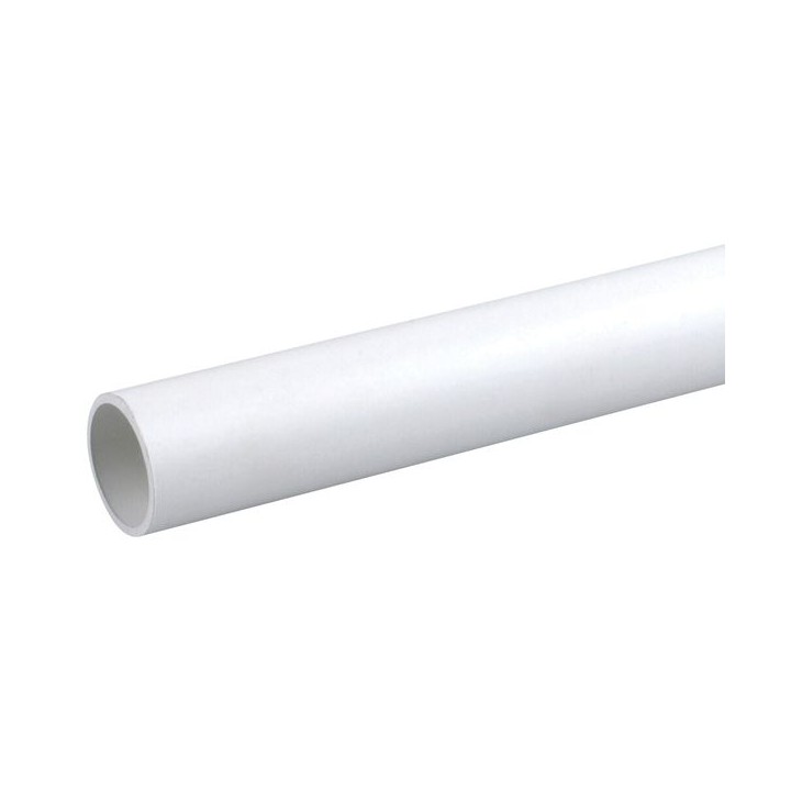 Wavin OsmaWeld plain ended pipe 50mm white 3m