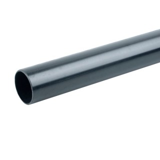 Wavin Osma Waste solvent weld plain ended pipe 40mm black 3m