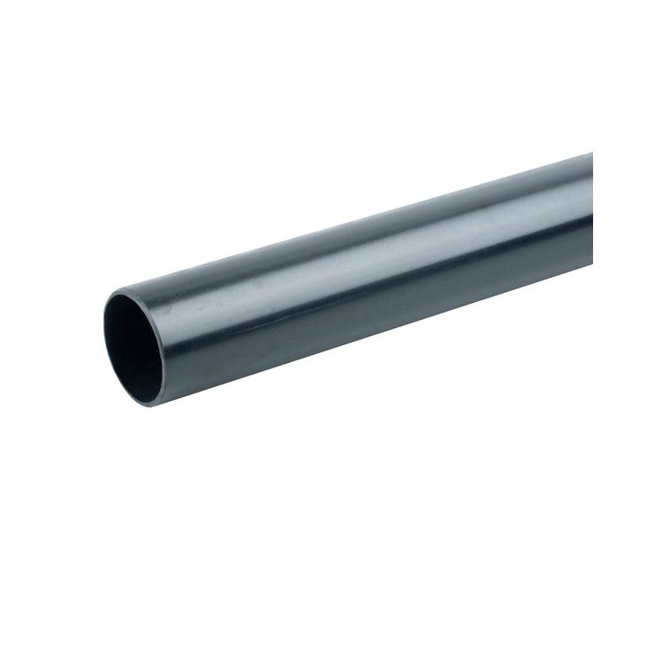 Wavin Osma Waste solvent weld plain ended pipe 40mm black 3m