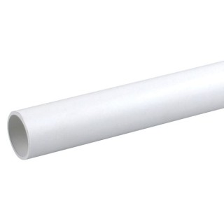 Wavin OsmaWeld plain ended pipe 32mm white 3m