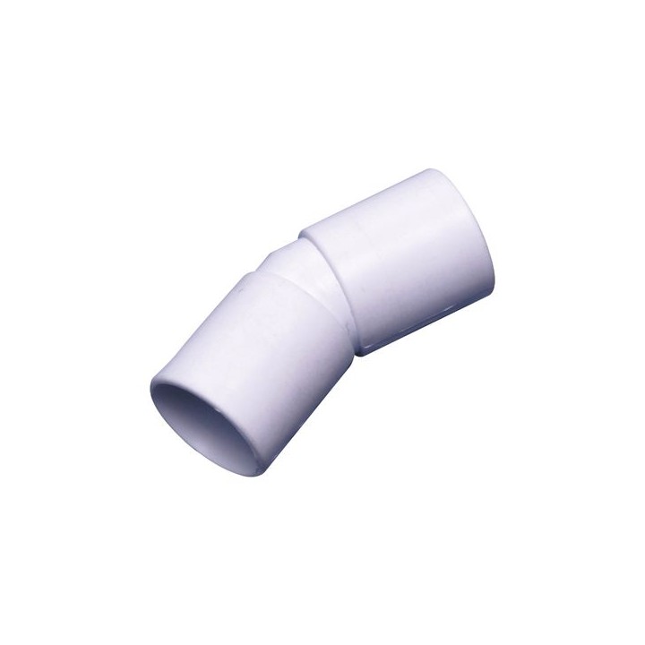 Wavin Osma Overflow solvent bend 25° 21.5mm white