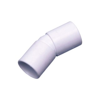 Wavin Osma Overflow solvent bend 45° 21.5mm white