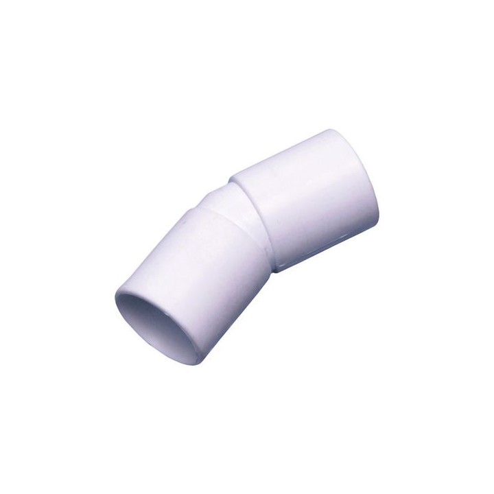 Wavin Osma Overflow solvent bend 45° 21.5mm white