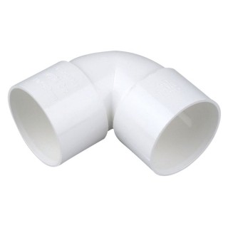 Wavin OsmaWeld knuckle bend 90° 32mm white