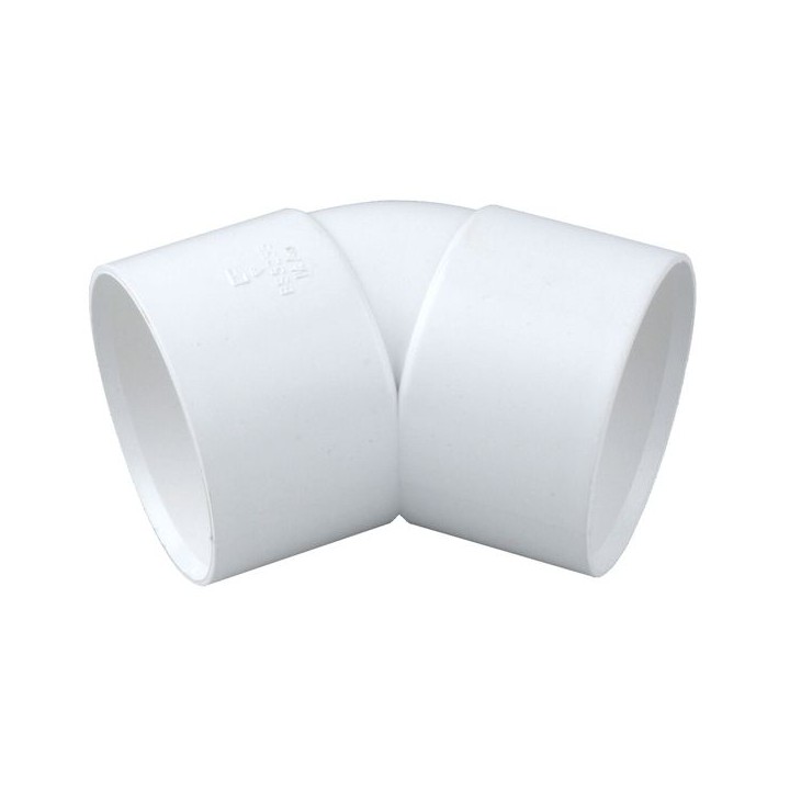 Wavin OsmaWeld bend 45° 40mm white
