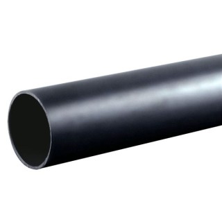 Osma Waste push-fit plain ended pipe black 32mm 3 Metre
