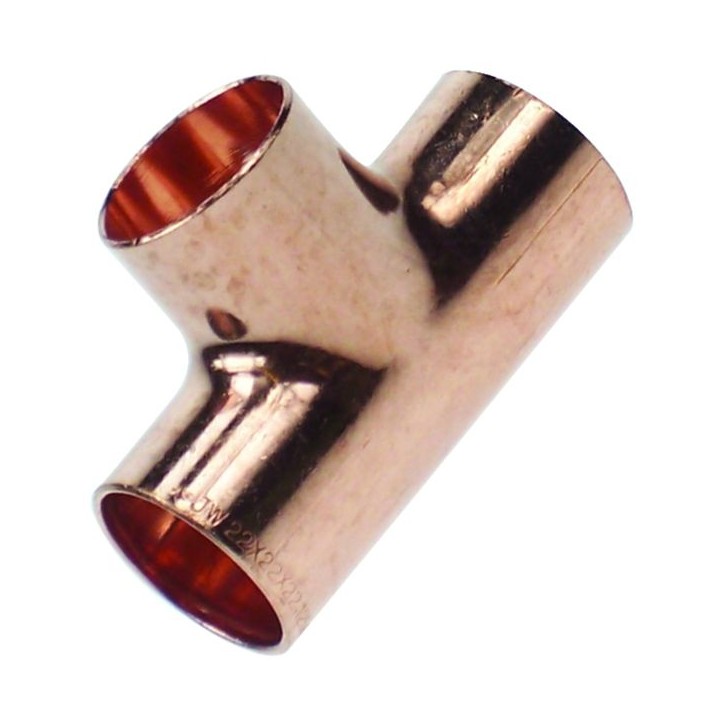 End Feed Equal Tee 15mm