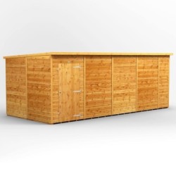 18 x 8 Power Pent Windowless Garden Shed