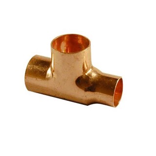 End Feed One End Branch Reduced Tee 22mm x 15mm x 22mm