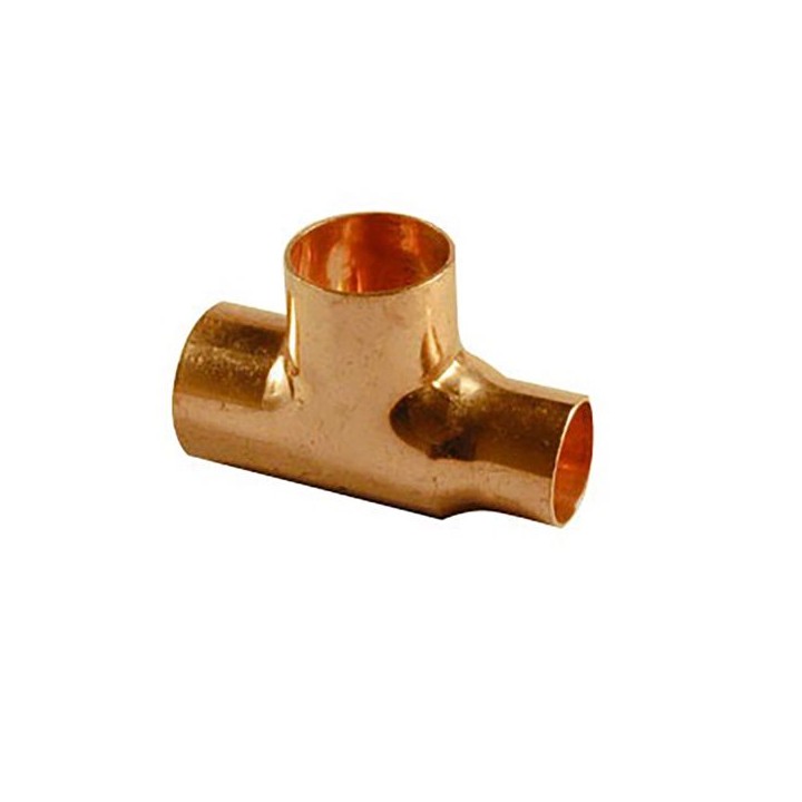 End Feed One End Branch Reduced Tee 22mm x 15mm x 22mm