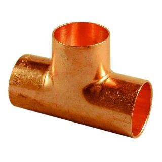 End Feed Equal Tee 28mm