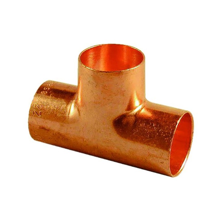 End Feed Equal Tee 28mm