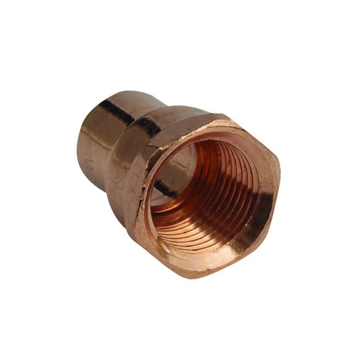 End Feed Straight Adaptor Female 15mm x 1/2in