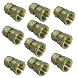 Compression Coupling Fl 22mm x 3/4in - Bag of 10