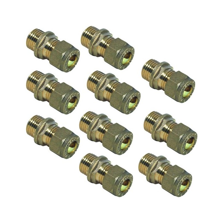 Compression Coupling Ml 22mm x 3/4in - Bag of 10