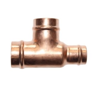 Solder Ring Fitting 22 x 15 x 22 mm Reducing Tee