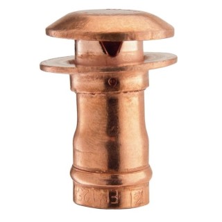 Flowflex Copper Solder Ring Pipe Cowl 15mm B270.26