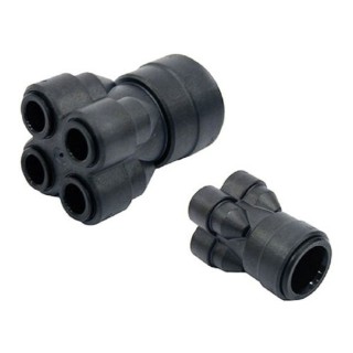 JG Speedfit 4 way manifold 22 x 10mm Pack 5