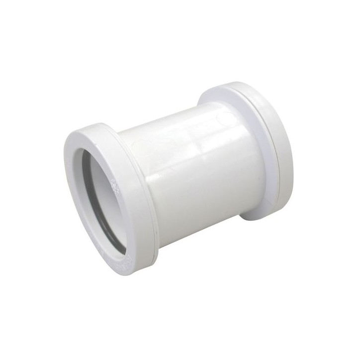 Wavin Osma Waste push-fit double socket 32mm white