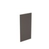 Wall End Panel for J-Pull Super Gloss Graphite 800mm x 350mm - FKKJ0444