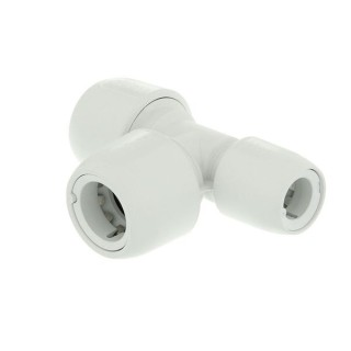 Hep2O end reduced tee white 22x15x22mm