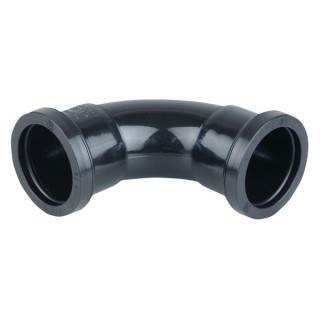 Wavin Osma Waste push-fit bend 87.5° 32mm black