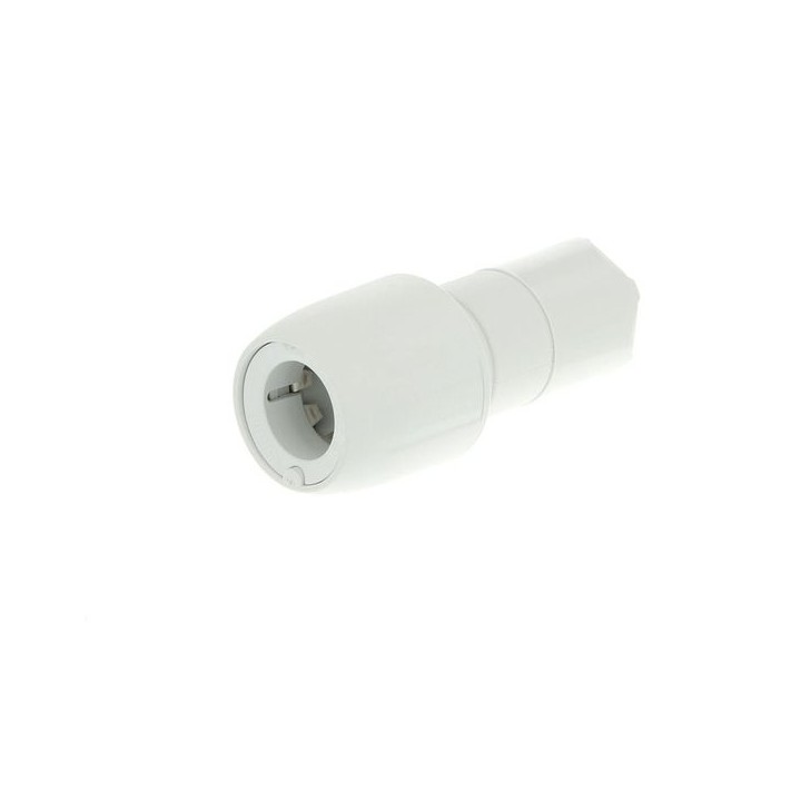 Hep2O socket reducer white 15x10mm