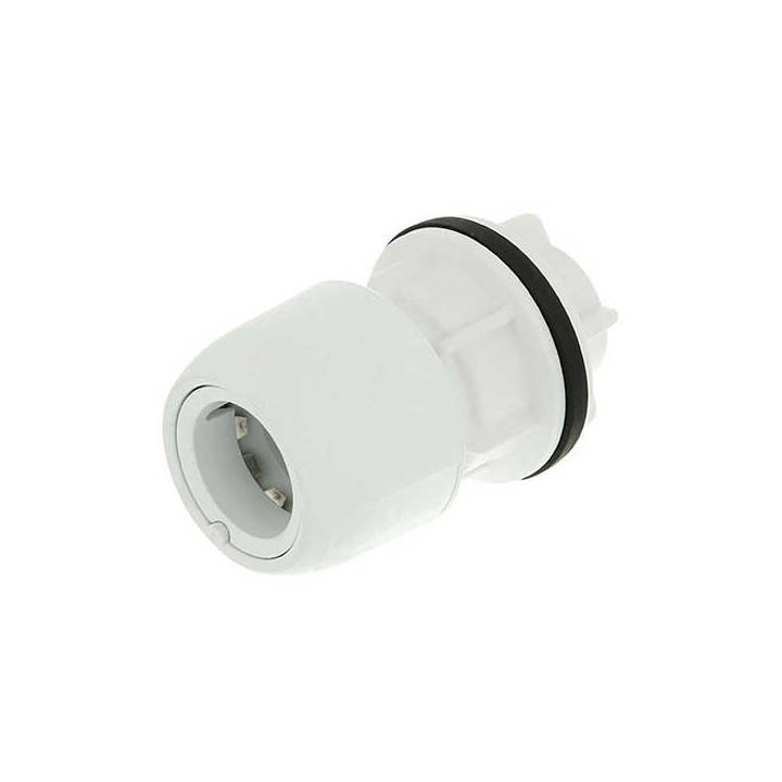 Hep2O HX20/15W Tank Connector 1/2in x 15mm White