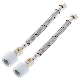 Hep2O Flexible Tap Connector 300mm X 15mm X 15mm HD125H/15W Qty 2