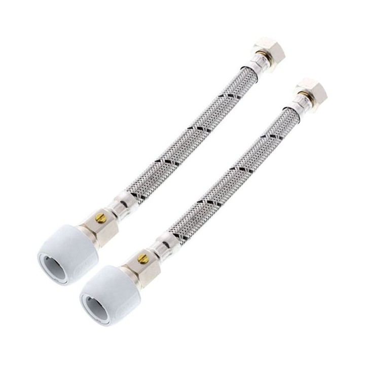 Hep2O Flexible Tap Connector 300mm X 15mm X 15mm HD125H/15W Qty 2