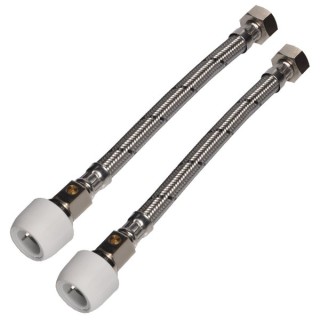 Hep2O Flexible Tap Connector 22mm x 3/4x300mm Length HD125B/22W