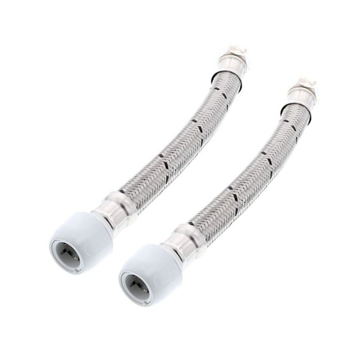 Hep2O Flexible Tap Connector 15mm x 1/2in x 300mm Length HD125A/15W