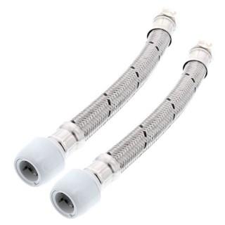 Hep2O Flexible Tap Connector 15mmx1/2x500mm Length HD225A/15W