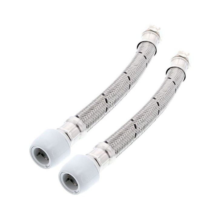 Hep2O Flexible Tap Connector 15mmx1/2x500mm Length HD225A/15W