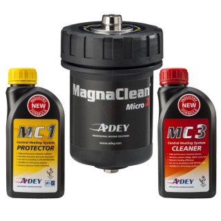 ADEY MagnaClean Micro Filter & Chemical 2pk