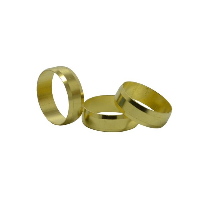 4Trade 22mm Brass Olives (Pack of 10)
