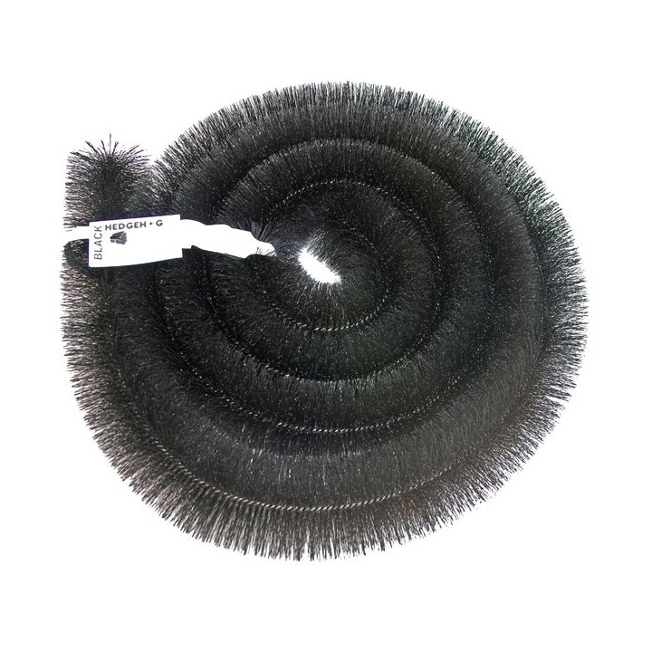 Hedgehog Gutter Brush Drain Cleaning Protection Black 4000mm x 100mm