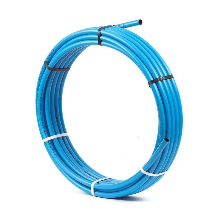 Polypipe Blue MDPE Pipe 25mm x 25m