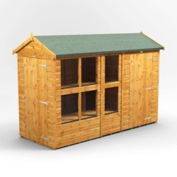 10 x 4 Power Apex Potting Shed With 4ft Side Store