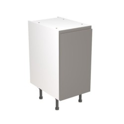 Flatpack Base Unit J-pull Super Gloss Dust Grey 400mm - FKKJ0302