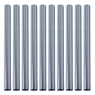 4Trade Radiator Pipe Cover Set Chrome (Pack of 10)