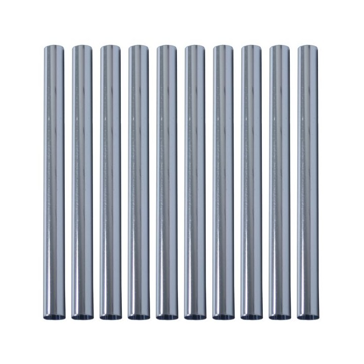 4Trade Radiator Pipe Cover Set Chrome (Pack of 10)