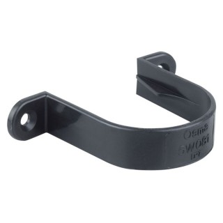 Osma Waste push-fit pipe bracket black 40mm