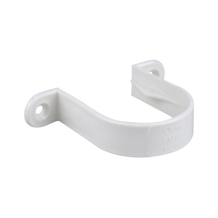 Osmaweld 5Z081W 40mm Pipe Bracket White