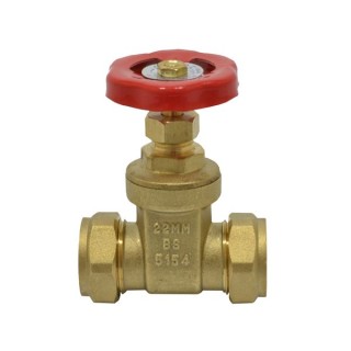 WRAS Gate Valve Brass 15mm CxC BS5154