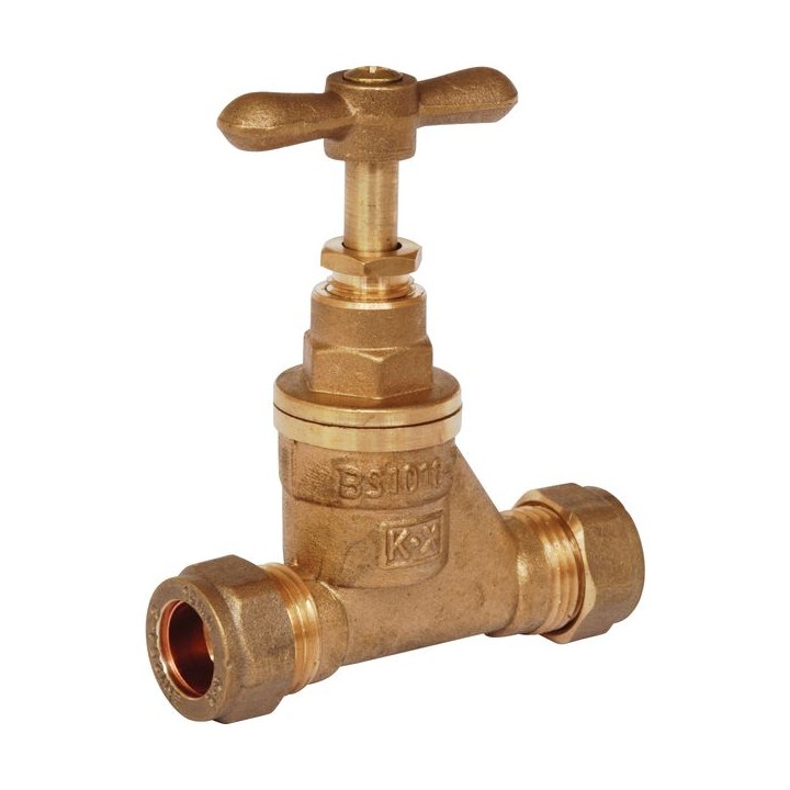 Stopcock Brass 15mm