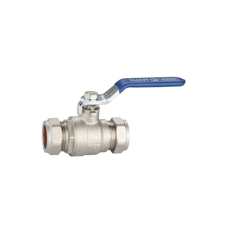Blue Handle Lever Ball Valve - 15mm