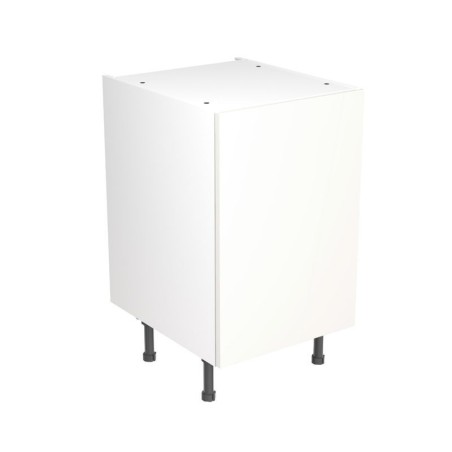 Flatpack Base Unit Value Slab Standard Matt White 500mm - FKKM1003