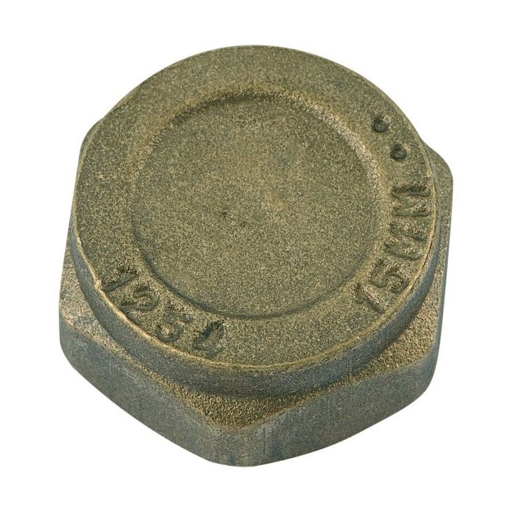 Brass Cap 1/2in