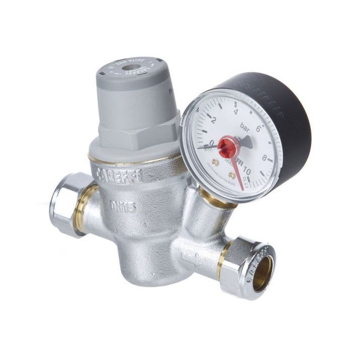 Altecnic 15mm Pressure Reducing Valve Complete with Gauge 533841H